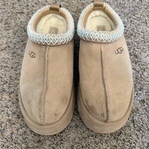 UGG Tan Slip-On Slippers